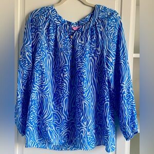 Lily Pulitzer Elsa Silk Top